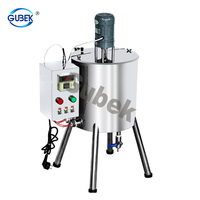 Machine de remplissage avec mélange chauffant, petit liquide épais, pâte chocolat, crème lave-vaisselle, rouge à lèvres, appareil de remplissage, ml