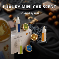 Diffuseur de parfum d'ambiance liquide longue durée de luxe pour voiture, clip de ventilation en métal, aromathérapie, huile essentielle, parfum