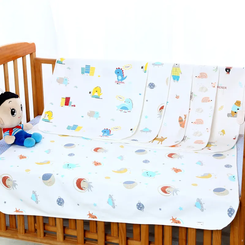 Cambiador de pañales portátil para bebés, almohadilla lavable impermeable, venta al por mayor de fábrica