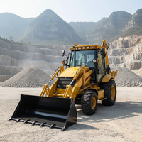 Harga Backhoe Loader dan Wheel Loader 9 Ton Mesin Cummins Asal Shandong, Harga Murah 30-25, Dari China, Garansi 2 Tahun
