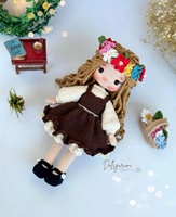 Jouet en peluche Amigurumi fait à la main pour filles garçons quantité minimale de commande bas poupée en tricot Crochet personnalisée tissu en peluche super doux pour bébé enfant en bas âge