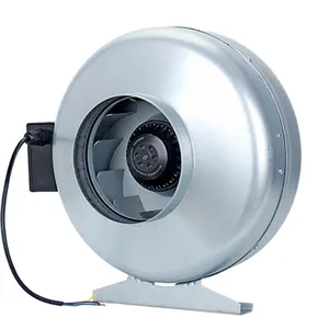 Hongke GDF100-315mm bathroom Hydroponic Radon exhaust centrifugal fan duct fan