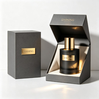 Flacon de parfum en verre bordeaux mat 50ml 100ml avec bouchon doré, flacon pulvérisateur vide rouge vin dans un coffret cadeau de luxe sur mesure, fabricant