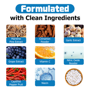 Capsules d'oxyde nitrique à succès avec vitamine C pour la circulation sanguine, la performance, l'énergie, le flux sanguin et l'endurance - Product Image 4