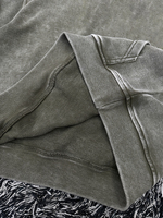 Sweat à capuche pour homme personnalisé, brodé, de haute qualité, uni, en coton French Terry, délavé à l'acide, effet vieilli, vintage, coupe oversize, respirant
