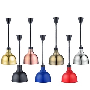 Food Warmer Pendant Light Led Single Head Height Adjustable For Dining Room Hotel Buffet Barbecue Heating Lamp - Product Image 5
