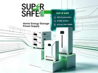 Boîtiers de batterie LiFePO4 blancs 51,2 V de type vertical séparé 230 Ah/280 Ah pour stockage d'énergie solaire avec communication CAN, modèle T30 SUPSRSAFE