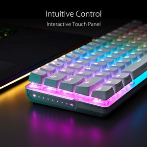 Clavier mécanique compact Asus Rog Falchion Ace 65 % RGB pour jeux avec interrupteurs rouges et anti-ghosting pour PC - Product Image 2