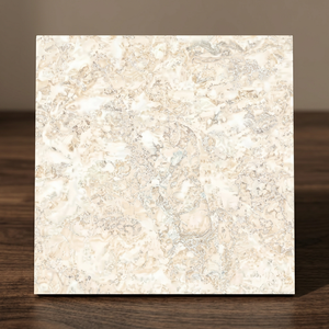 Fantasy White Marble Effect Porcelain Tiles for Residential Flooring Glossy 600x600mm Ceramic - Product Image 4