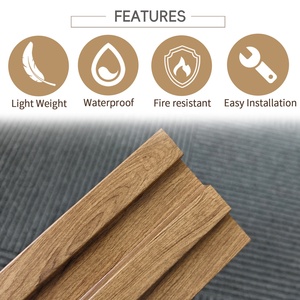 Everwall แผงตกแต่งผนังกันน้ำ G117สำหรับตกแต่งบ้านโมเดลกันน้ำ <span class=keywords><strong>PS</strong></span> - Product Image 2