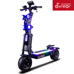 Trottinette électrique pliable pour adultes <span class=keywords><strong>X14</strong></span>, roue de 13 pouces, vitesse de 100 km/h, autonomie de 100 km, moteur double de 10 000 watts - Product Image 3