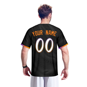 <span class=keywords><strong>Maillot</strong></span> de <span class=keywords><strong>baseball</strong></span> personnalisé à la mode M City Style Trendy Color Block Design Respirant Quick Dry 100% Polyester Contraste Sleeves - Product Image 5