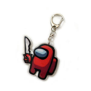 Llavero Acrílico con Colgante de Personaje del Juego <span class=keywords><strong>Among</strong></span> <span class=keywords><strong>Us</strong></span>, Diseño de Hombre Lobo Espacial - Product Image 5