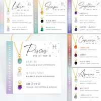 Collier pendentif en pierre naturelle du zodiaque, bijoux de mode tendance, cristal de guérison, pendentif délicat de pierre de naissance pour femmes, vente chaude