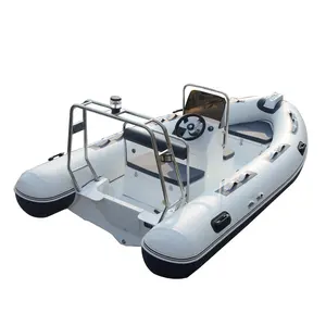 Thermal溶接pvcチューブFiberglass Hull RIB 430 Inflatable Dinghy For Family