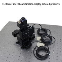 PP110-20 Precise Electric Translating Platform, X Axis Optical Station, Motorized Linear Stage, +/- 10mm Travel