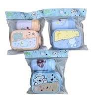 Boîte à lunch Bento et bouteille d'eau pour enfants mignons à double couche pour repas Tiffin, allant au micro-ondes et sans Bpa