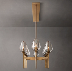 Grande decorazione di vetro personalizzato di lusso lampadari di luce del pendente del soffitto di lusso luce del pendente per Hall <span class=keywords><strong>Hotel</strong></span> Villa sala - Product Image 2