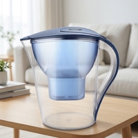 Carafe filtrante domestique pour eau potable, compatible avec les aliments, purificateur d'eau de comptoir, OEM, marque privée
