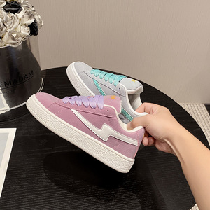 Skylangte trong kho thể thao giản dị Sneakers cho nam giới phụ nữ Hong Kong phong cách đế dày Mandarin vịt bánh mì Giày lưới cho đi bộ - Product Image 6