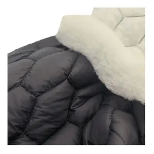 100*140cm Waterproof Embossed Winter Quilted Cotton Fabric For Making  Padded Jacket Down Coat Wrinkled Down Jacket Fabric