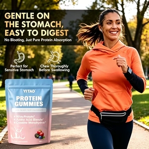Complément Énergétique Musculaire Végétalien OEM, Gommes Protéinées Riches en Protéines, Faible en Calories, Sans Édulcorants Artificiels - Product Image 6