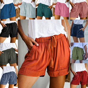 Pantaloncini con Stampa Animalier Casual Shorts <span class=keywords><strong>Leopardati</strong></span> Taglie Forti Pantaloncini da Donna <span class=keywords><strong>Pantaloni</strong></span> Corti Casual - Product Image 6
