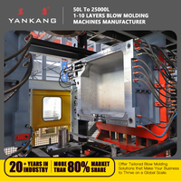 1000L plastique ibc réservoir fourre-tout cube faisant la machine de fabrication de moulage par soufflage
