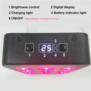 Dispositivo Portatile Ricaricabile a LED per Terapia Fotodinamica a <span class=keywords><strong>Luce</strong></span> Rossa e Infrarossi, Pannello per Terapia Viso, Spina USA, Vendita Diretta dalla Fabbrica - Product Image 5