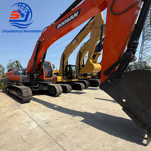Excavadora de cadenas mediana Doosan DX340LC-9C usada, modelo 2023, 34 toneladas de peso operativo, con motor PLC y transmisión. - Product Image 2