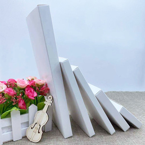 Boîte en carton pliable blanche 17-18cm 350g, boîte d'emballage pour le rangement de cosmétiques et de cadeaux - Product Image 3