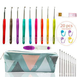 Juego de ganchillo DIY accesorios de herramientas de tejer a mano, suéter de punto juego de ganchillo de lana - Product Image 2