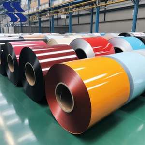 Feuer verzinkte Stahlbleche Vor lackierte Spule aus verzinktem Stahl 0,12 ~ 2mm Gi Gl PPGI PPGL Farb beschichtet - Product Image 3