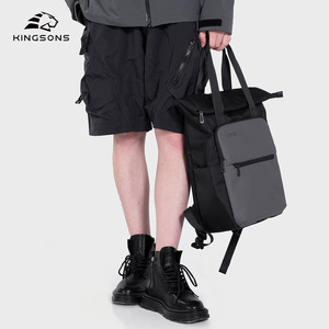 Kingsons Backpack 20-35L Expandable Capacity Detachable Strap Unisex Student Bag - Product Image 4