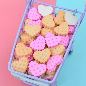Adornos de Resina con Forma de Estrella y Corazón, Miniaturas de Galletas, Decoración para Manualidades, Abalorios para Arte y Bricolaje - Product Image 4