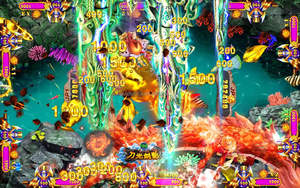 Usa Market Coin Operated Ocean King Fish Game Software Shooting Upright Fishing Cabinet <span class=keywords><strong>Lion</strong></span> King - Product Image 3