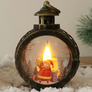 <span class=keywords><strong>Chris</strong></span> april boule transparente de style de Noël décoration lumineuse LED ornement lumineux portable - Product Image 6
