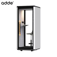 Cabine téléphonique mobile, modèle compact pour une personne, cabine acoustique de bureau, cabine téléphonique modulaire