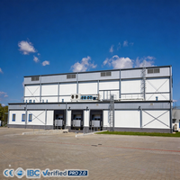 Structure en acier modulaire préfabriquée, durable et résistante aux tremblements de terre pour entrepôts, ateliers industriels, appartements et hangars de stockage