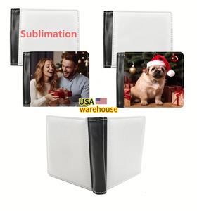 Cartera de PU Casual de Alta Calidad para Hombre, Regalos de Graduación, Diseño de Banco con Impresión Personalizada por Sublimación, Ligera de 0.06 kg - Product Image 1