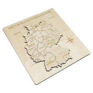 Carte de campagne personnalisée <span class=keywords><strong>Puzzle</strong></span> Board Jouet éducatif 3d pour enfants Meilleur cadeau <span class=keywords><strong>d</strong></span>'anniversaire en bois - Product Image 5