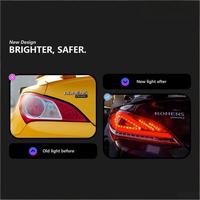 Pour OLIVER Modern Rohns Coupe, ensemble de feux arrière LED, modèle 09-13, feux arrière à clignotants séquentiels LED modifiés