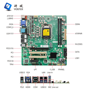 เมนบอร์ดอุตสาหกรรม ATX รุ่นใหม่ LGA1151 H110 รองรับ DDR3 4 3.0 M.2 VGA HD PCIe 3.0 X16 PCIe 2.0 X4 PCI LAN COM หน่วยความจำแบบ Dual-Channel DDR4 - Product Image 3