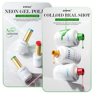 Collection de vernis gel néon JTING à haute pigmentation, 24 couleurs, étiquette privée, vernis à ongles gel néon, sans TPO ni HEMA, fournitures pour ongles, OEM ODM - Product Image 5