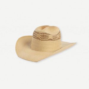 Wholesale Custom Chapeau Black Western <b>Hat</b> Wide Brim Panama Luxury High Quality Cowboy <b>Straw</b> <b>Hat</b> With Custom Logo - Product Image 5