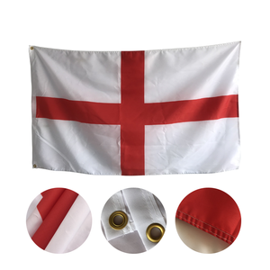 Tùy chỉnh England quốc gia UK cờ Giao hàng nhanh 3X5FT 68d polyester trắng chữ thập đỏ 90x150cm thả với sợi thủy tinh Cột cờ - Product Image 4