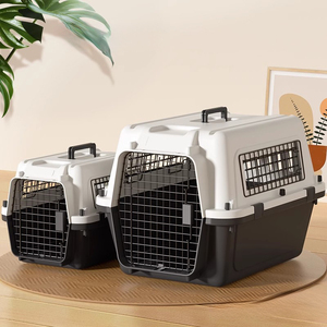 Großhandel BESKY Solide Tragbare Reise-Hundeboxen aus Kunststoff Große Flugzeug-Hundeboxen Transportboxen Langlebige Tierkäfige - Product Image 5