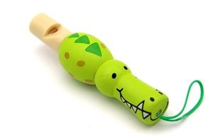 Juguete Educativo al por Mayor, Instrumento Musical, Juguetes para Bebés, Silbato <span class=keywords><strong>de</strong></span> Madera con Animales <span class=keywords><strong>de</strong></span> Dibujos Animados - Product Image 2