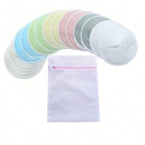 Anti-overflow Washable Breathable Organic Bamboo <b>Nursing</b> <b>Pad</b> with Cartoon Pattern and PUL Material for Postpartum Maternity Use - Product Image 2