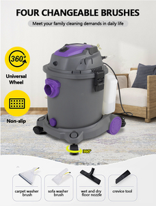 Aspirateur Balai Chariot Professionnel Eau et Poussière Portable avec Capacité de 20L, Commercial - Product Image 4